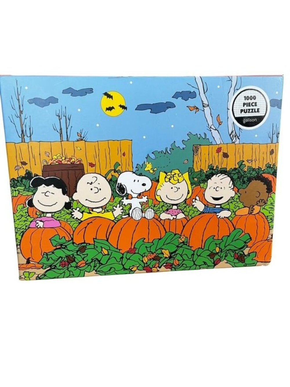Galison 1000 Piece Great Pumpkin Puzzle Snoopy Charlie Brown *Incomplete*